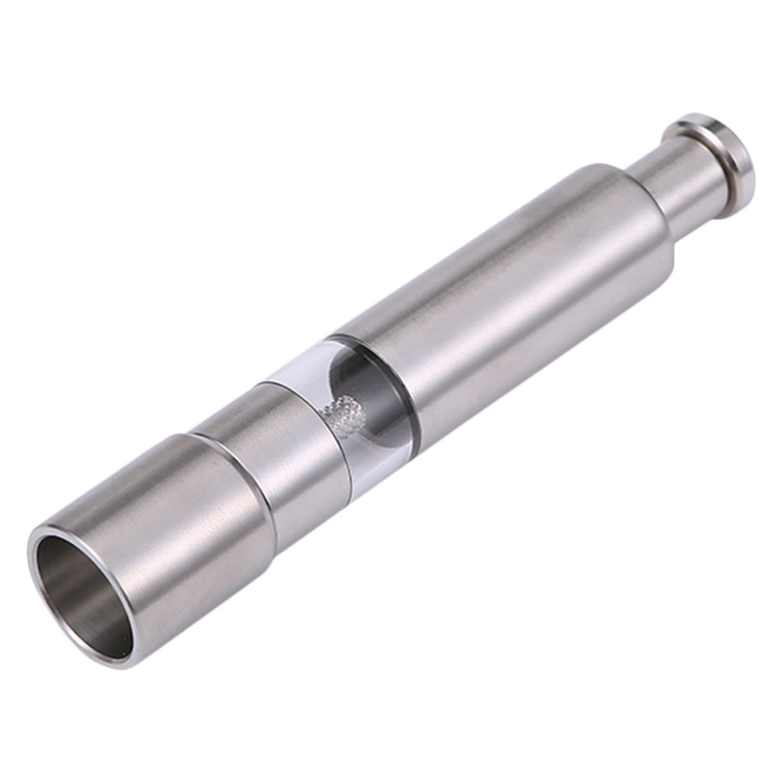 SOLUSTRE Pfeffermühle in Silber aus Edelstahl mit Dreieckigem Mahlkern Praktische Pfeffer und Salzmühle Manuelle für Pfeffer und Verschiedene Gewürze für Küche und Haushalt