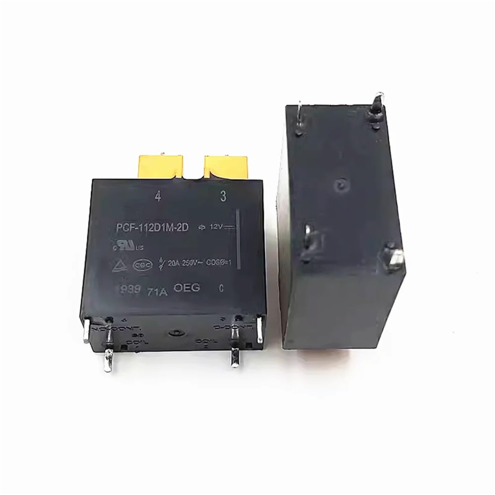 2 sztuki PCF-112D1M-2A PCF-112D1M-2B PCF-112D1M-2C PCF-112D1M-2D PCF 112D1M 2D 2B 2C 12V 20A 4PIN przekaźnik do samochodu(PCF-112D1M-2A)