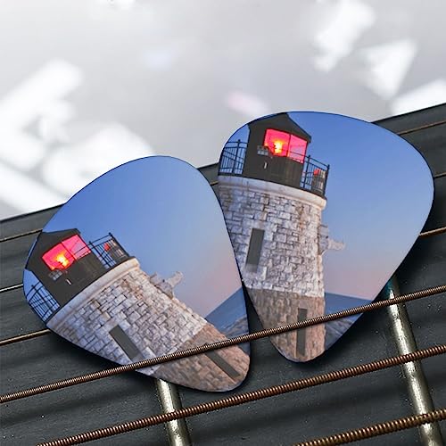 Médiator 3D en forme de phare de mer avec 12 médiators tendance et durables dans une boîte pour ukulélé guitare électrique basse - Les Beatles, Paul McCartney, John Lennon, RIngo Starr, George Harrison Médiator 3D en forme de phare de mer avec 12 médiators tendance et durables dans une boîte pour ukulélé guitare électrique basse – Image 8