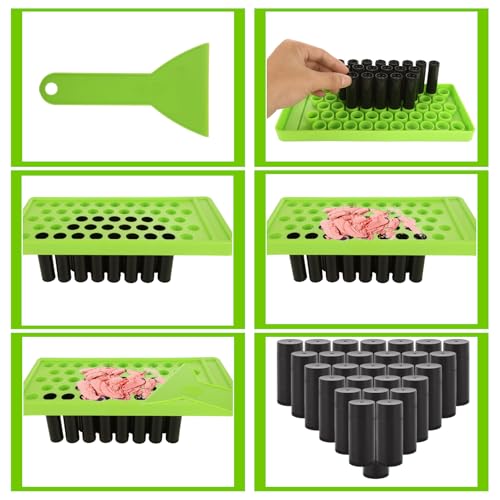 150 Pack Empty Lip Balm Tubes, 5ml/5g Plastic Lipsticks Filling Containers with Filling Tray and Spatula, Lip Balm Tube with Caps for Women Girl DIY Handmade Chapstick, Lipsticks, Black4