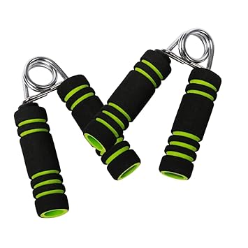 SPANCO (Model : Training) Pack of 1 (One Piece) Hand Gripper Wrist Exerciser Fitness Foam Hand Grip for Gym Stretching Hand strengtheners for Men Women (Green) - image, photos