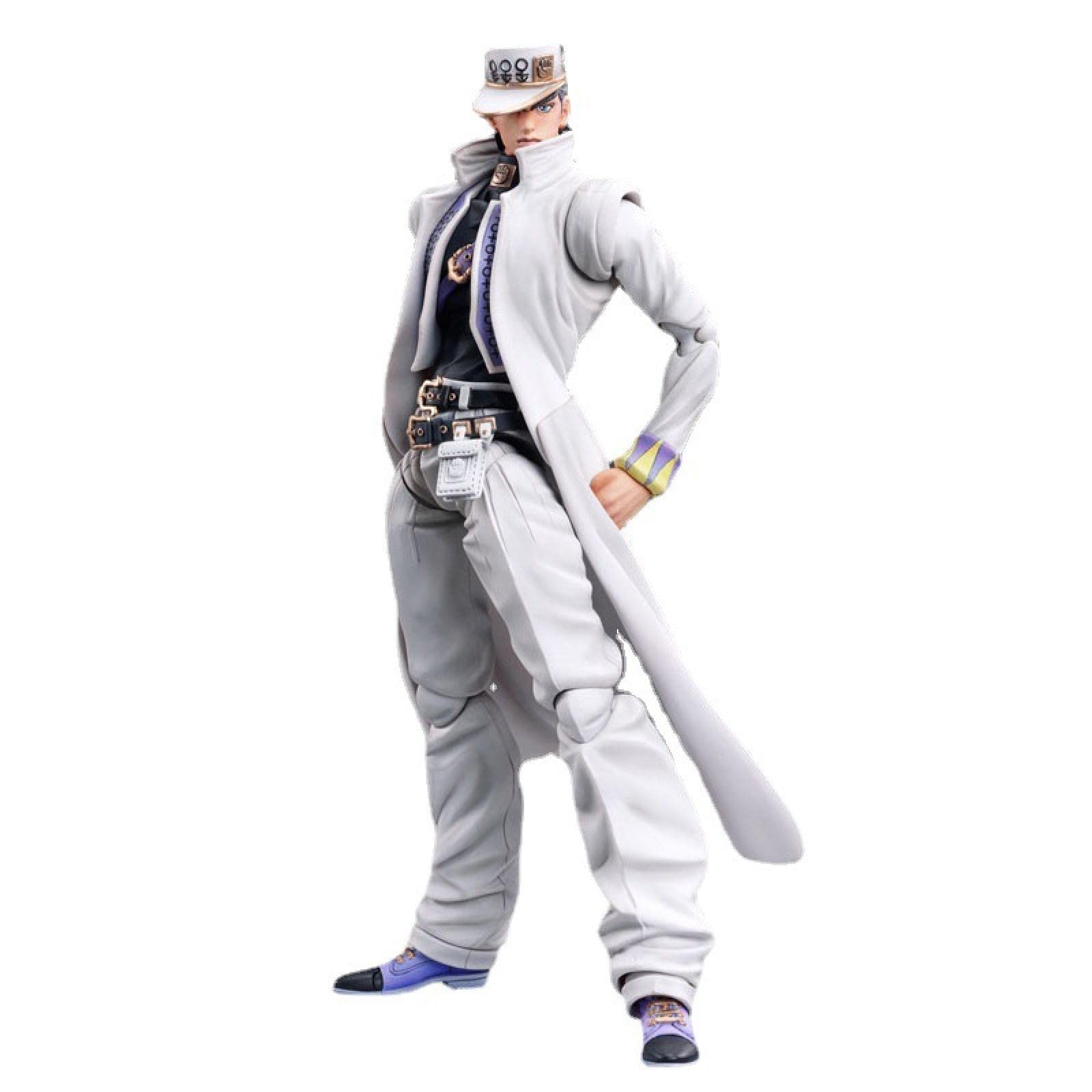 LeMall Jotaro Kuragi PVC Material White Clothes Super-Like Movable Model Animation Statue Humanoid Decoration 17CM