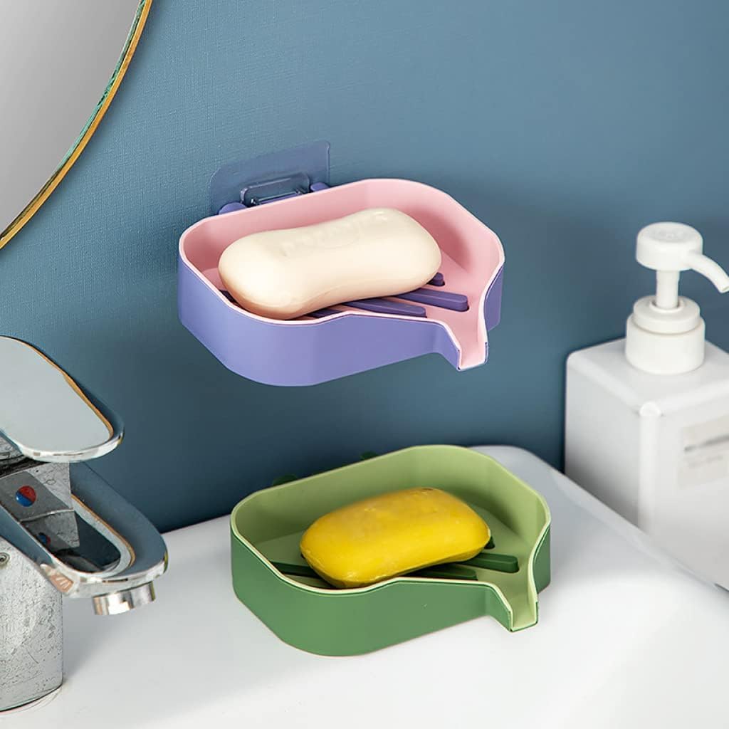 jabonera, Jabonera de Doble Capa for desagüe baño, con Soporte for jabón(B)