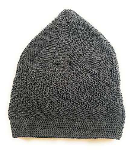 SHI Boutique Mens Boys Kufi Koofi Skull Cap Islamic Muslim Prayer Hat Headwear in 7 Colours