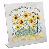 WINOESHE Sunflower Desk Plaque