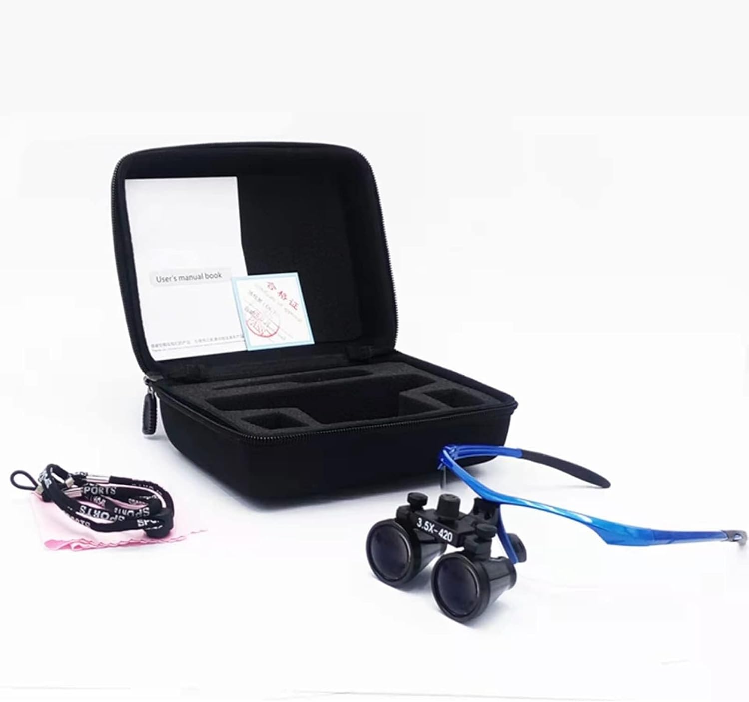 Dental Surgery Binocular Loupe, 3.5X Dental Loupe, Medical Optical Glasses for Dentistry, Orthopedics, Ophthalmology