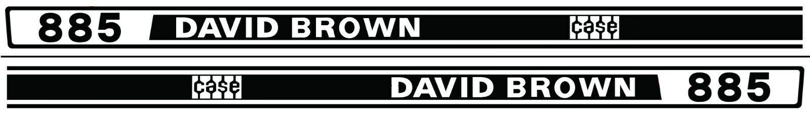 David Brown Aufkleber Traktor Logo Sticker Label David Brown Aufkleber Traktor Logo Sticker Label