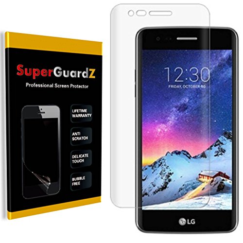 [2-Pack] for LG Aristo/LG K8 (2017) - SuperGuardZ Full Cover Screen Protector, Ultra Clear, Military Grade TPU Film, Anti-Scratch, Anti-Bubble [Lifetime Replacement]