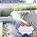 Heavy Duty Stainless Steel Waterfall Spillway for Garden Fish Pond & Patio - 72