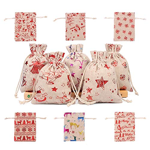 Bolsas de Yute Duoer 50pcs 10x14 13x18cm miniatura 2