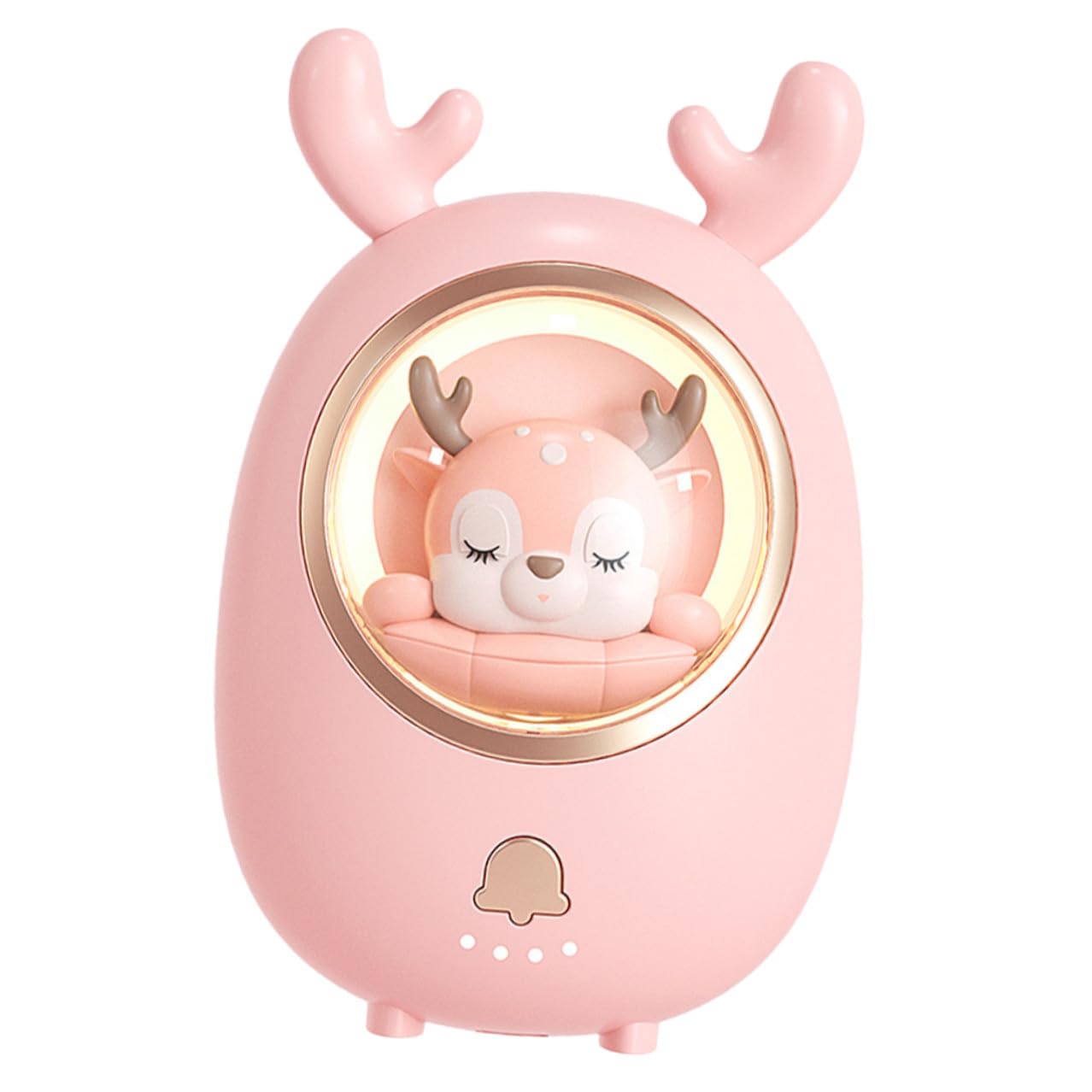 Chauffe-Mains USB Dessin Animé Lumineux Rechargeable, Mini Chauffe-Poche Portable en Plastique, Protection Surchauffe, Léger, Camping Randonnée Hiver Extérieur