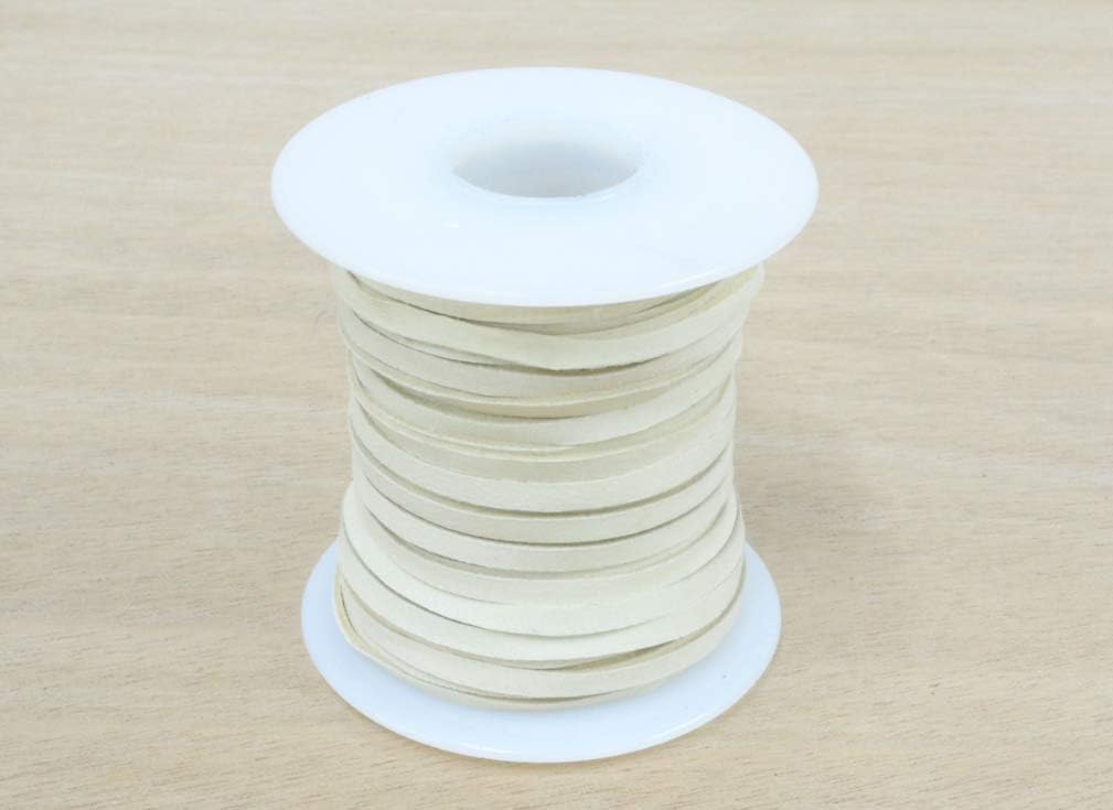 Deerskin Leather Lace Spool 1/8" x 50 Ft Lacing 13 Colors Crafts Cord Jewelry