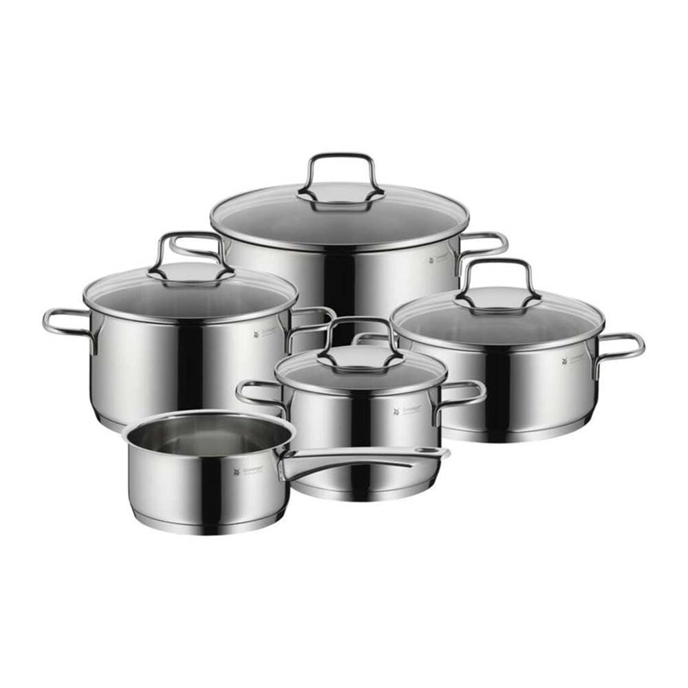 Amazon.co.jp: WMF 鍋セット 5点 アストリア 注ぐリム ガラス蓋