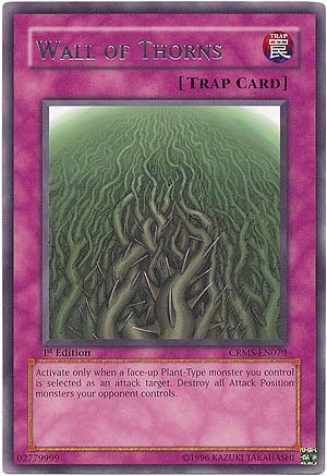 Yu-Gi-Oh! - Wall of Thorns (CRMS-EN079) - Crimson Crisis - 1st Edition - Rare