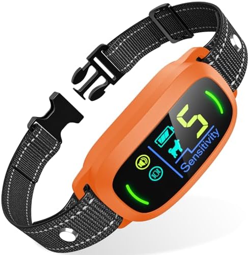 Smart Bark Collar - 5 Sensitivity Levels, Beep & Vibration Modes
