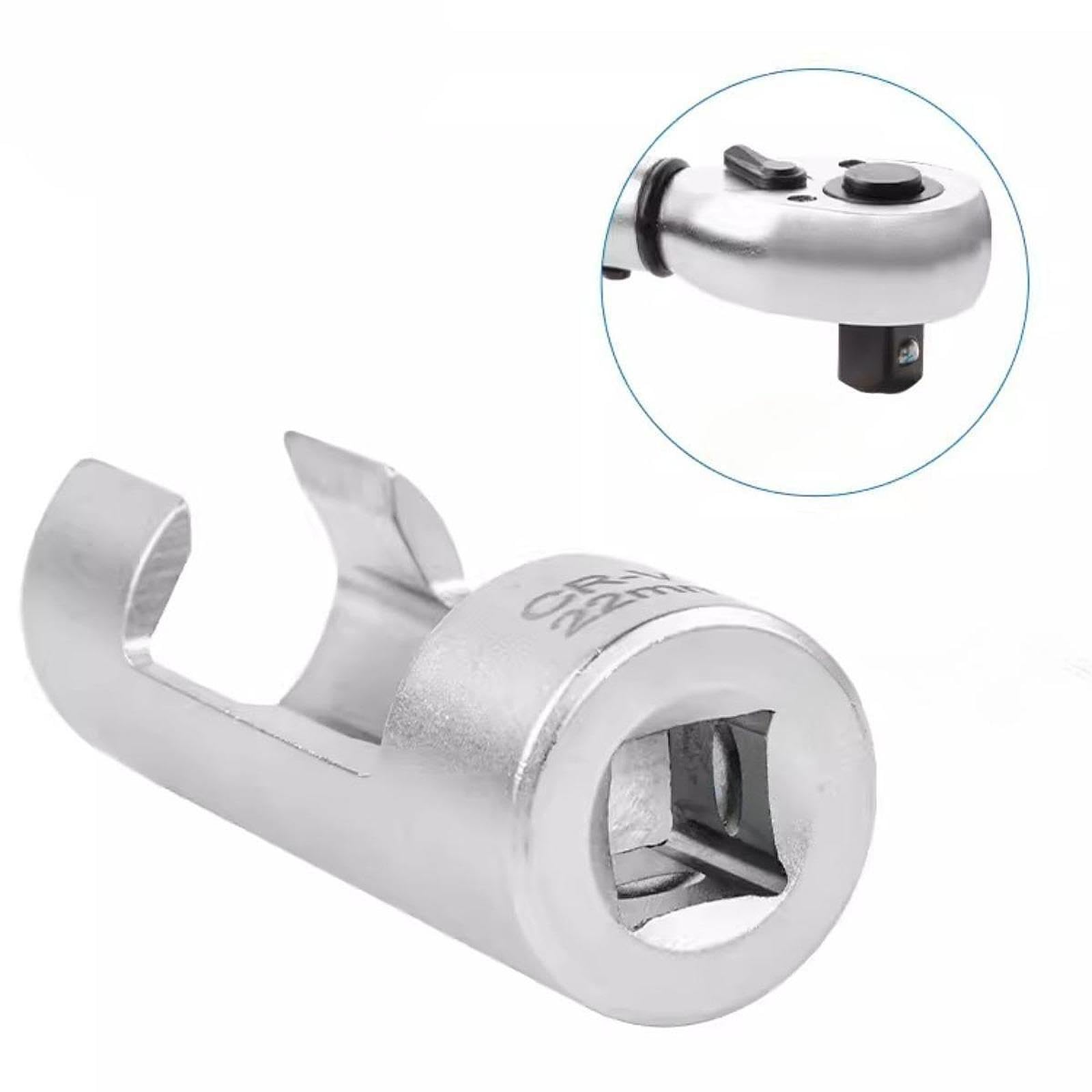 Set di 14 Chiavi a Bussola per Sensori di Ossigeno per Riparazioni Auto, in Acciaio, Versatile E Adatto a Meccanici, Appassionati Del Fai Da Te