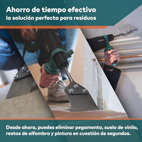 Cincel SDS Plus Fairmo para quitar pavimento viejo sin dañar la base del suelo 3