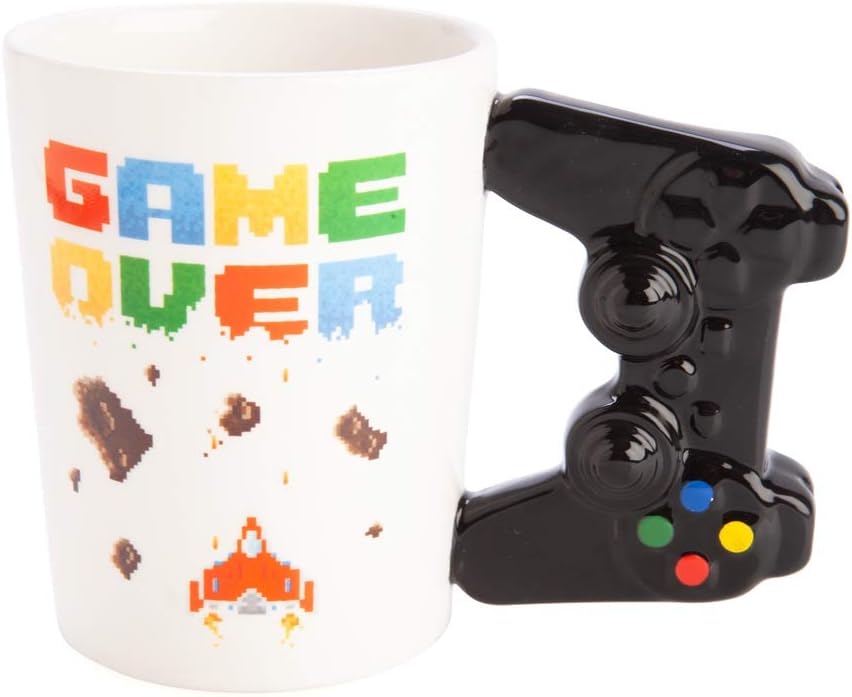MDI Australia Taza de cerámica con mango 3D, negro/multicolor, PP-GM_C