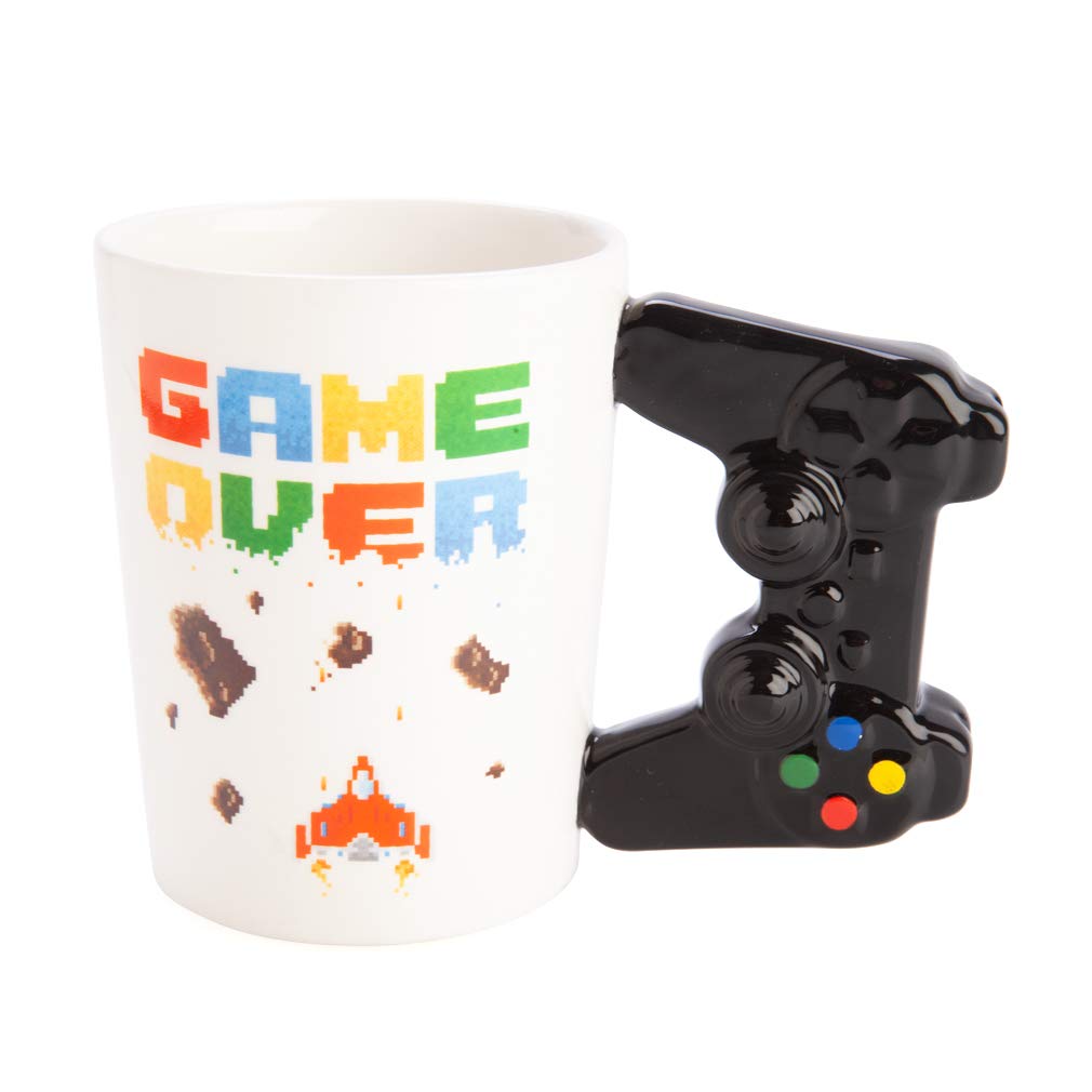 MDI Australia Game Controller 3D Handle Mug Ceramic Mug, Black/Multicoloured, PP-GM_C