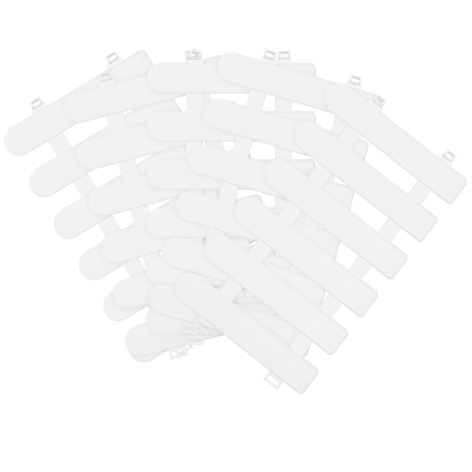 Clôture décorative blanche en PVC pour jardin extérieur et bordure potager