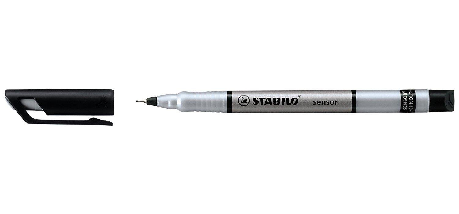 Stabilo 10 Un. Canetas Light Verde Sensor Fineliner Pen 189/43 P