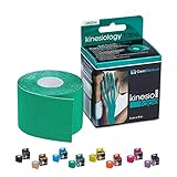 GemMedical Kinesiologie tape Green Rolle 5cm x 5m | Kinesiotapes | Wasserfestes & elastisches | Hautfreundliche Sport Tapes | Profi Physio Tape | Muskelunterstützung | Baumwolle | Grün