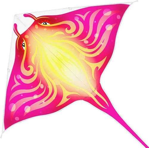 Miniatura 2 de Mint's Colorful Life Devil Fish Kite y cometa Delta para niños y adultos