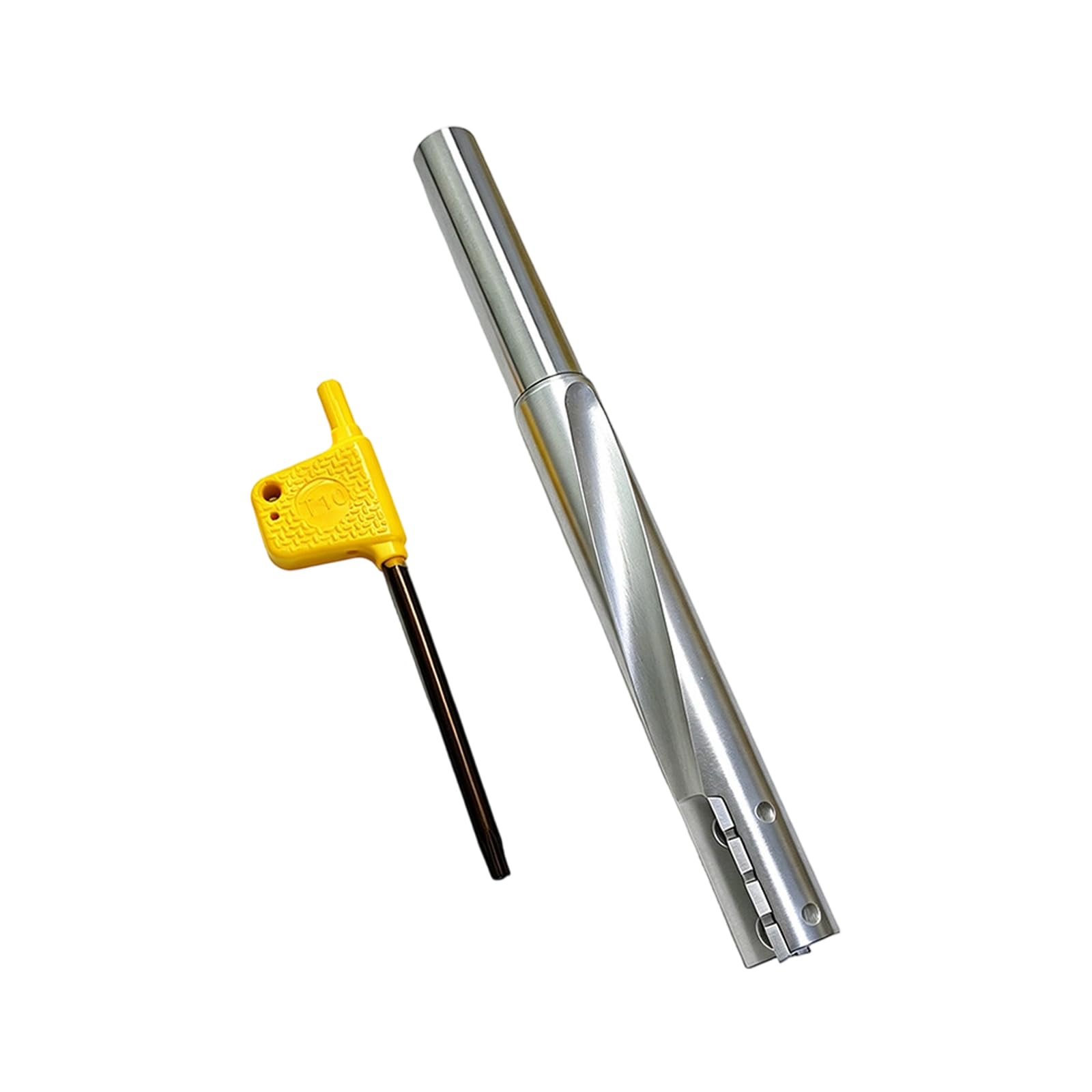 Punta per fresa con inserto sostituibile, codolo da 12, Silver