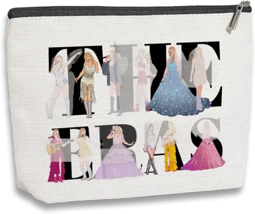 kdxpbpz Singer Makeup Bag, Music Lovers Gifts for Women, Friendship Gifts for Women Friends Sister, TS Fans Makeup Bag, Birthday Christmas Gifts for Her