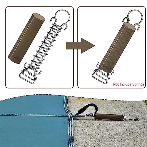 Yunvi HZ-10PCS SPRING SLEEVE 10Pcs Pool Cover Spring Sleeves, Winter Pool Cover Spring Covers Pool Safety Cover Springs thumb #4
