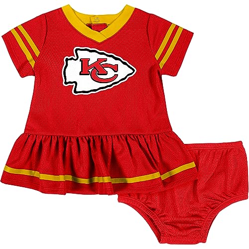Image of Gerber NFL Baby-Girls NFL Team Jersey Dress and Diaper Cover