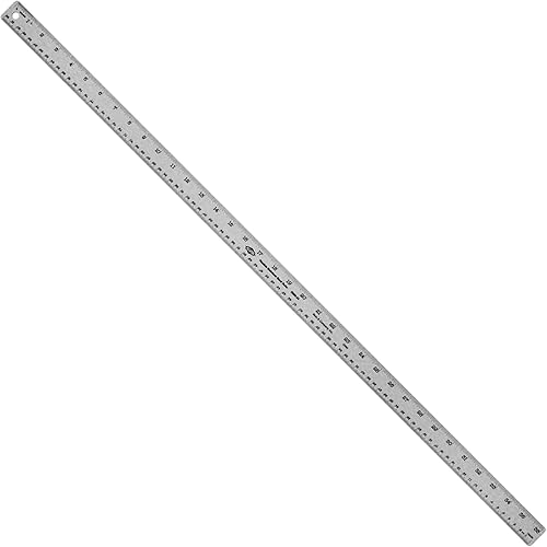 ALVIN Regla de acero inoxidable de 36 pulgadas, modelo R590-36, herramienta de dibujo y diseño para estudiantes y profesionales, ideal para dibujo,