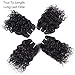 Brazilian Natural Wave Human Hair Weave 4 Bundles Water Wave Wet And Wavy 10A Grade Real Remy Hair Extensions Virgin 100% Unprocessed Natural Black Color 8 Inch 50g/Pc