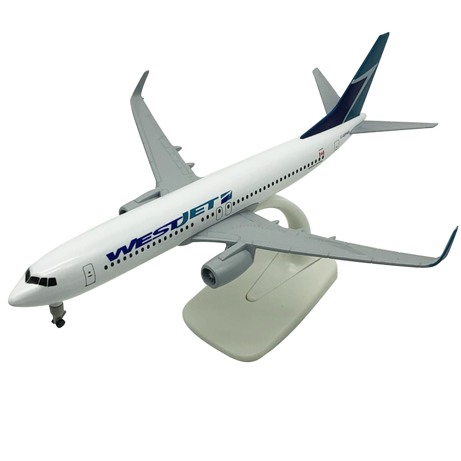 DAGIJIRDAmerican Westjet B737 Airplane Model Aircraft Model 1:300 Plane Model Simulation Aviation Model