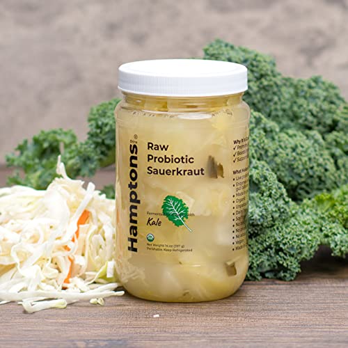 Kraut-N-Kale Sauerkraut: Raw Fermented Organic Kraut, Unpasteurised, Probiotic-Rich, Gut Shot, Dairy And Gluten-Free #TOP7
