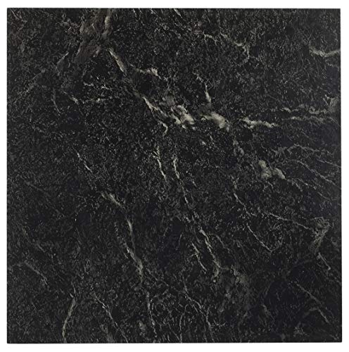 image for Achim Home Furnishings STT1M40920 Black with White Vein Marble Sterlin