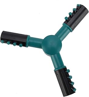 Aspersor de gramado, irrigador giratório durável, irrigação de gramado, irrigação de gramado, irrigação de gramado, cabeça de pulverização de três vias 360 graus para irrigação de jardim