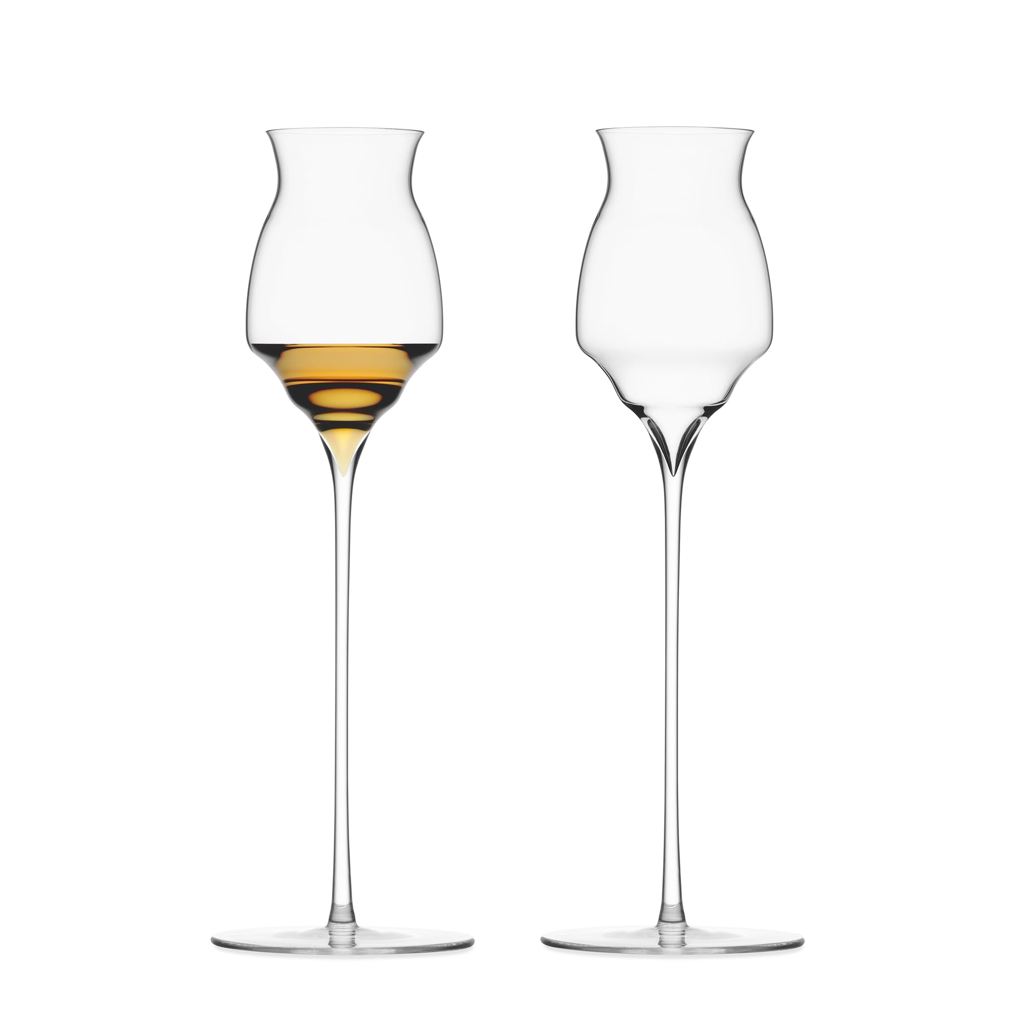 Josephinenhütte® JOSEPHINE N°10 Lot de 2 verres à brandy [Le verre pour les fans] – Fait à la main et soufflés à la bouche – Pour feux nobles, tequila et mezcal – Design emblématique