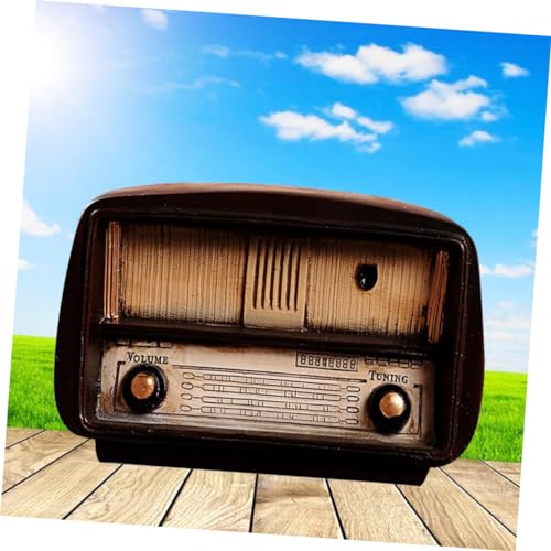 Radio vintage en résine modèle miniature décoration intérieure rétro