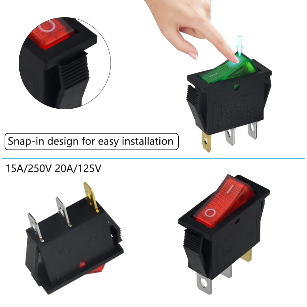 Interrupteur ON-OFF Marine Voiture étanche - Interrupteur/Interrupteur
