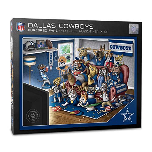 Image of YouTheFan NFL Purebred Fans 500pc Puzzle - A Real Nailbiter