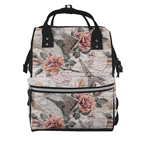 Sac à dos à langer de grande capacité noir pour éviter le manque de place