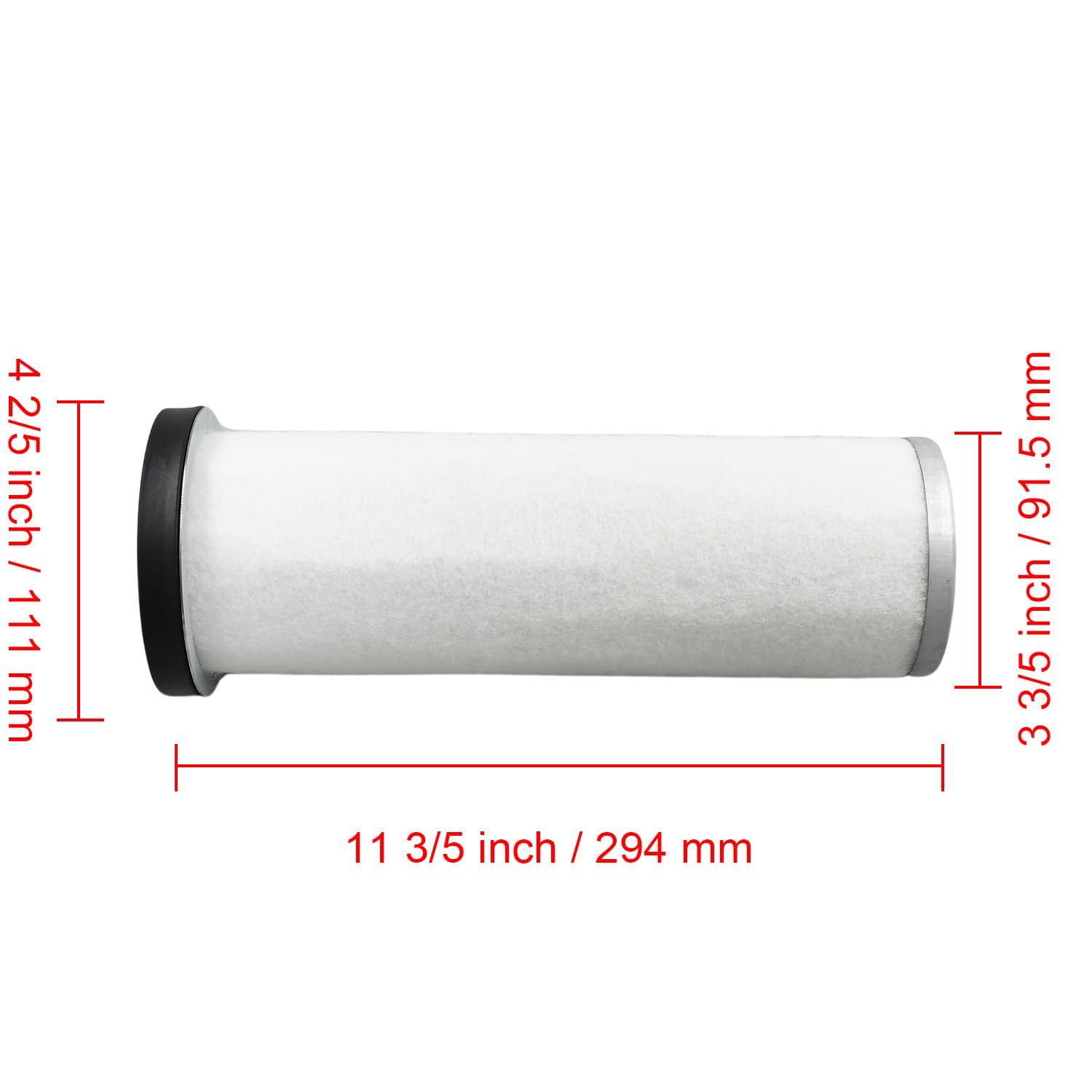 E9NN9R500AB Filtro de aire interior 82003739 82008601 compatible con tractor Fiat M100 M115 M135 compatible con tractor Ford New Holland 5640 6640 7740
