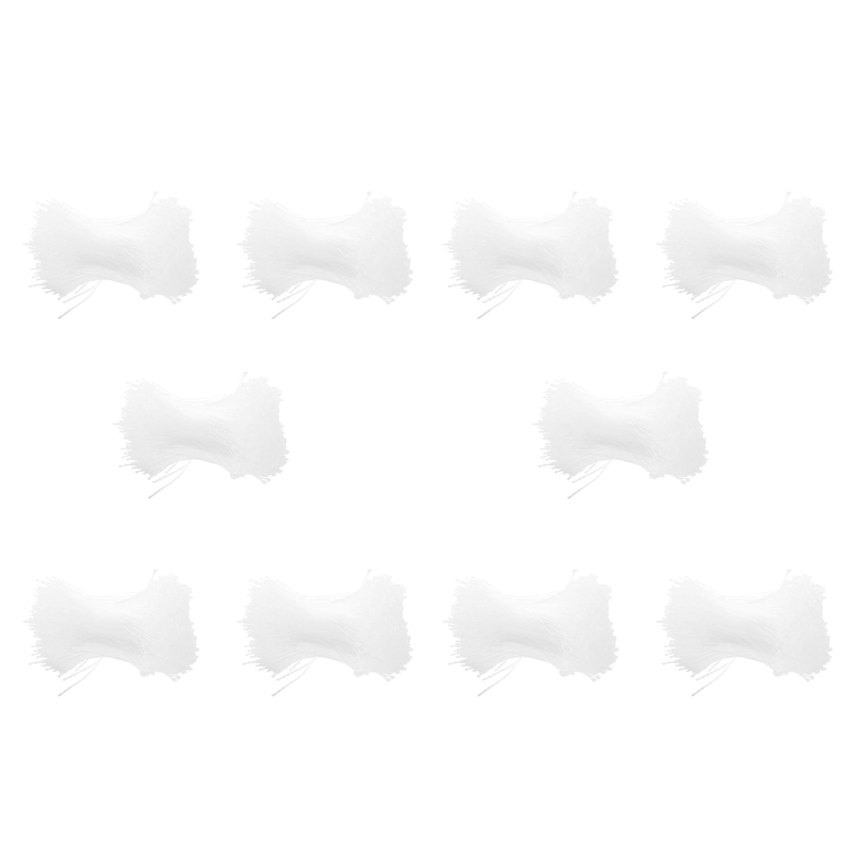 Jnchdghwa White Plastic Snap Lock Pins Security Loop Tag Fasteners 10000Pcs