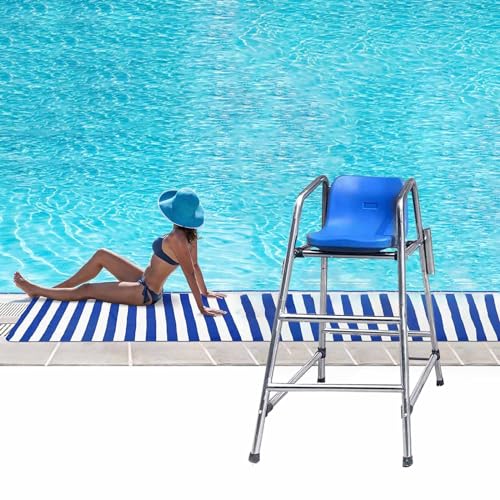 Silla de salvavidas para piscina de acero inoxidable 304 120cm miniatura 1
