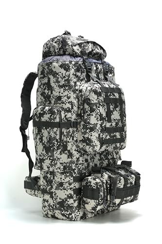 King'sGuard 100L Camping Hiking Backpack Molle Rucksack Military Camping Backpacking Daypack - Detailed View