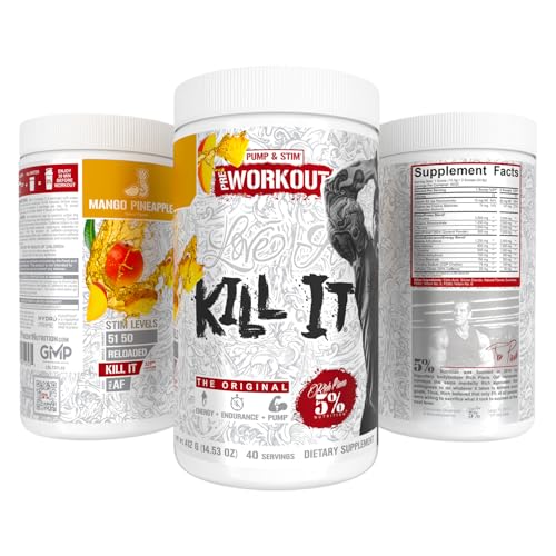 Image of 5% Nutrition Kill It Pre Workout Powder with Creatine (Mango Pineapple)