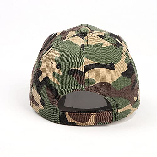 Men Women Camouflage Baseball Cap, Unisex Camo Sun Hat Adjustable Outdoor Hat for Sports Camping Fishing Traveling Tennis Golf - Image 6