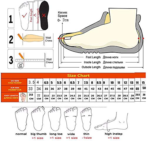 KUXUAN Scarpe da Ciclismo MTB da Uomo,Scarpe da