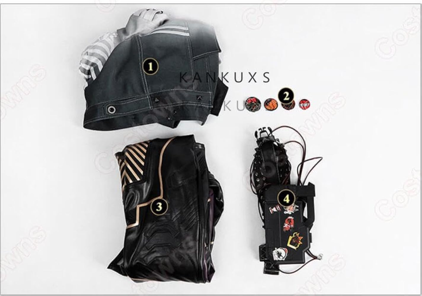 Amazon.co.jp: [KANKUXS] フルセット 衣装 サイバー